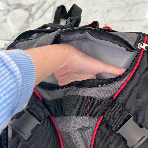 NWOT NRA Black Rolling Backpack Travel Duffle Bag - Picture 8 of 12